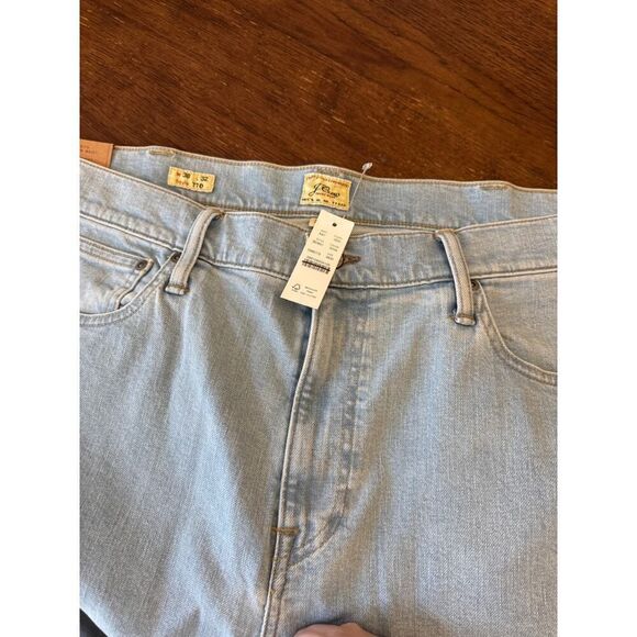 J.Crew 770 Straight Fit Jeans 38x32 Men's Light Wash NWT Classic Denim - Picture 7 of 8
